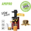 Máy Ép Chậm AMIPRO Công Suất 150W, Ép Kiệt Bã Giữ Trọn Dinh Dưỡng, Hàng Chính Hãng Chất Lượng Cao