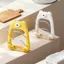DONOVANQQ Giá đỡ nắp nồi, Giá đỡ chảo hút 2 tầng, Giá đỡ lưu trữ hình gấu treo tường thực tế Giá đựng đồ nhà bếp bền bỉ