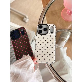 Ốp Điện Thoại Thích Hợp Cho iPhone 7 8 X XS XR XSMAX 11 12 13 14 15 16 17 Pro max Plus Air Polka Dot Vỏ Bảo Vệ Chống Sốc Chống Sốc Bao Gồm Tất Cả FDHJ