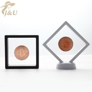 Đồng xu kỷ niệm Bitcoin và Litecoin kim loại, có giá đỡ hiển thị - Việt Nam