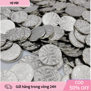 【Hỷ】Đồng Xu Token Cho Máy Chơi Game Arcade 1 bộ 10 cái, Với Trọng Lượng 5,5g, Kích Thước Đường Kính 25mm, Làm Bằng Thép
