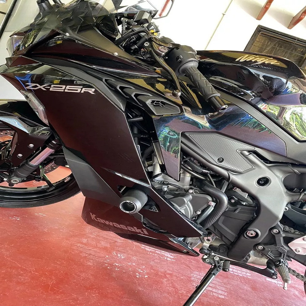 MỚI CHO KAWASAKI Z900 Z900RS Z1000 ZX-6R ZX-10R ZX4R ZX25R ZX4RR Phụ Kiện Xe Máy Khung Động Cơ Thanh Trượt Bảo Vệ Rơi Tai Nạn Thanh Trượt Bảo Vệ