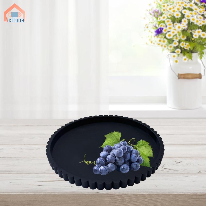 Tròn Trang Trí Phục Vụ Khay Đĩa Nhà Bếp Quầy Silicon Nước Hoa Trang Sức Giá Đỡ Món Ăn Cho Chai Bàn Cà Phê Trồng