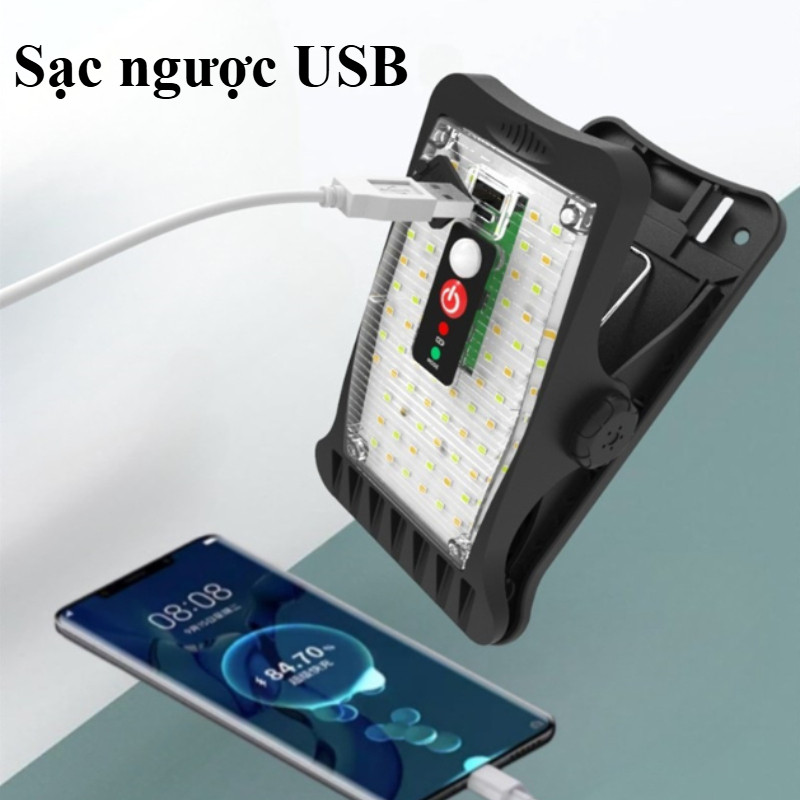 Đèn kẹp năng lượng mặt trời, đèn sân vườn ngoài trời,kẹp và sẵn sàng sử dụng,3 chế độ ánh sáng