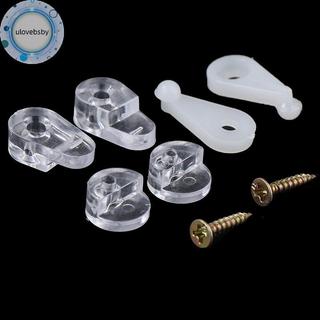 Ulovebsby 50 Chiếc Tấm Thủy Tinh Giữ Kẹp Gương Trong Suốt Kẹp Cho Cửa Tủ Kính Giữ Tủ Gương Tủ Sửa Kẹp VN
