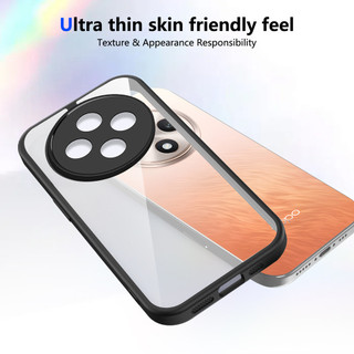 Dành cho OPPO Reno 12F / F27 Pro + 4G / 5G Ốp điện thoại cứng trong suốt Khung silicon mềm chống rơi mỏng