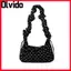 Túi đeo vai dây rút OLVIDO, Túi đeo nách siêu nhẹ dung tích lớn, Túi đeo chéo dây kéo chấm bi Nylon