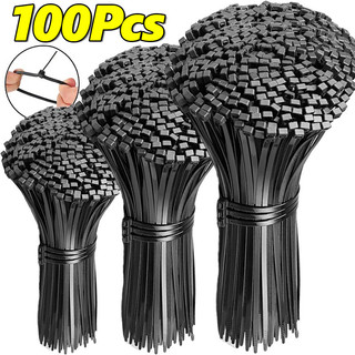 Dây buộc dây cáp Nylon tự khóa - Vòng buộc dây cáp có thể điều chỉnh - Dây đeo có khóa kéo đa năng