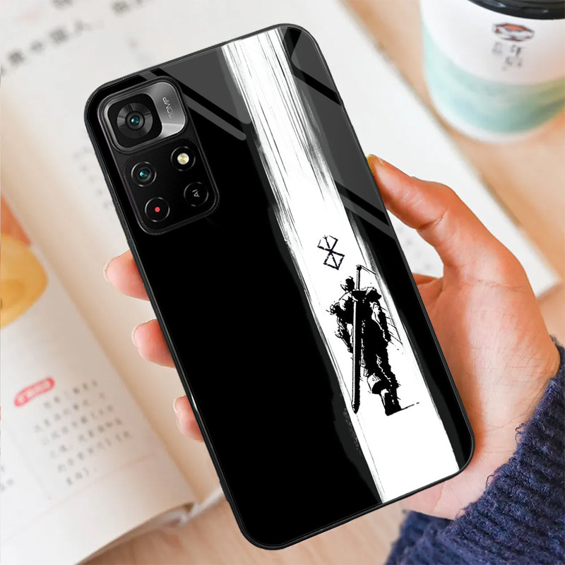 Berserk Guts 13 Vỏ Điện Thoại Kính Cho POCO F3 F4 F5 M3 M4 M5 M6 4G X3 X4 GT NFC X5 X6 PRO 5G