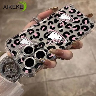 Ốp Điện Thoại HelloKitty In Da Báo Cho Samsung Galaxy A04 A03 Core A03S A02S A2 A01 Core A01S XCover 7 6 Pro 5 Pro 2 4G Vỏ Mềm Trong Suốt Chống Sốc