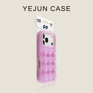 Ốp điện thoại kẻ hút tình yêu lấp lánh cao cấp cho iPhone17 Pro Max 16 15 14 13 Pro Max bảo vệ camera chống sốc Vỏ lưng mềm chống rơi