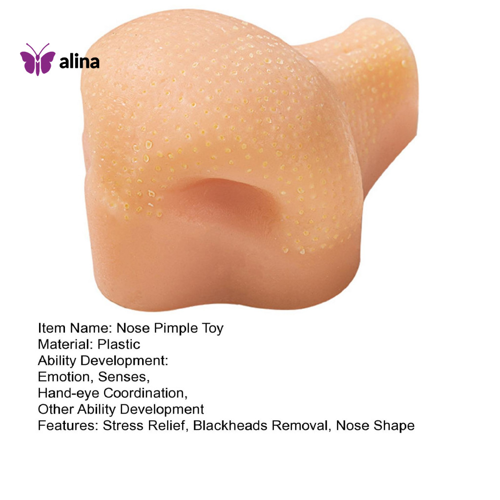 ALINA Bộ loại bỏ mụn đầu đen Giảm căng thẳng Loại bỏ mụn đầu đen Giảm căng thẳng Đồ chơi loại bỏ mụn đầu đen mũi có nhíp – Mô phỏng mụn đầu đen hình mụn đầu đen để vui nhộn