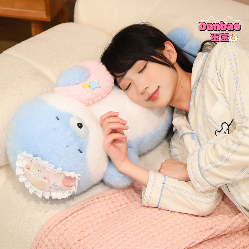 [DANBAO] Ngủ Với Bạn Blue Seal Đồ Chơi Sang Trọng Cho Bé Búp Bê Cói Dễ Thương Ngủ Với Búp Bê Chất Liệu Mềm Quà Tặng Cho Bé Gái Quà Tặng Sinh Nhật DANBAO Đồ Chơi