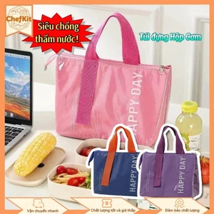 Túi Cơm Trưa Cách Nhiệt, chất liệu chống thấm nước,Dễ dàng mang theo, hoàn hảo cho dân văn phòng và picnic