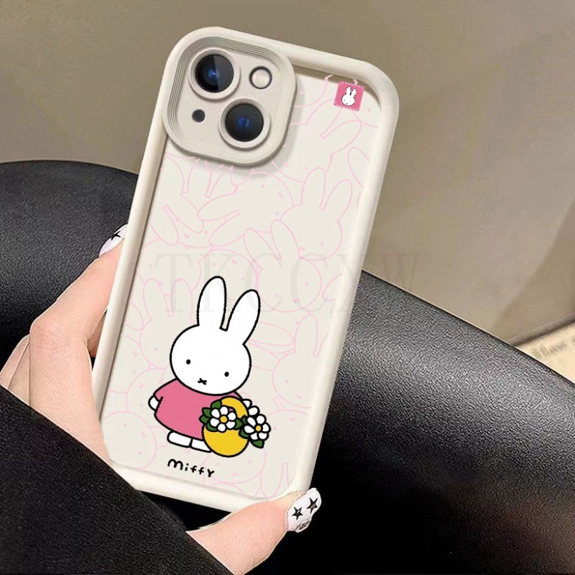 Tương thích với Tecno Spark 40C 40 Pro + GO2 2S Camon 40 Pro 40 Premier 10C POVA6NEO Vỏ mềm silicon hình thỏ dễ thương