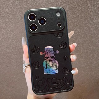Orange Black God of Wealth Da Bảo Vệ Toàn Diện Ống Kính Ốp Lưng Điện Thoại iPhone 17Promax 17Pro 13 14 15 16 Promax AI Nút Camera Chống Sốc Nam Nữ Vỏ Di Động