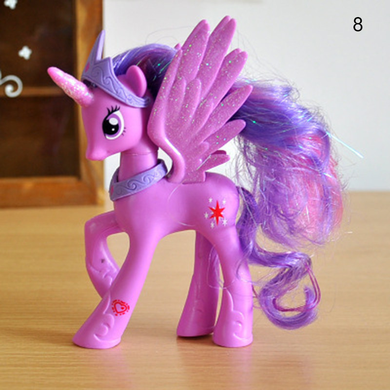 My Little Pony: Tình Bạn Là Ma Thuật Mô Hình Anime Tượng Sưu Tập Dễ Thương Nội Thất Ô Tô Bánh Trang Trí Hàng Đầu Cho Người Hâm Mộ 14cm