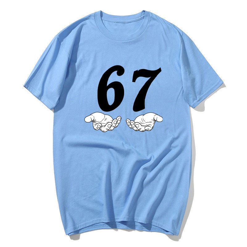 Six Seven Áo Thun Tay Ngắn Cotton Trendy Cho Nam Và Nữ