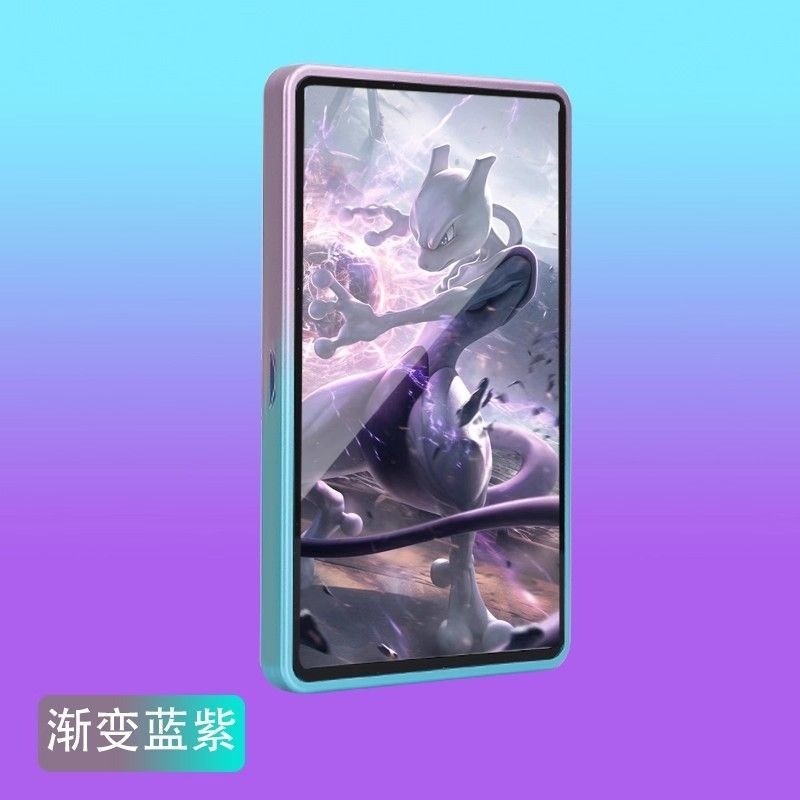 Màu Gradient Hợp kim nhôm Thẻ được phân loại Hộp bảo vệ cho PSA / CGC Tấm Thẻ giao dịch Hộp bảo vệ hợp kim nhôm Kính hai mặt 35PT PSA / CGC Hộp Bảo vệ tia cực tím trong suốt