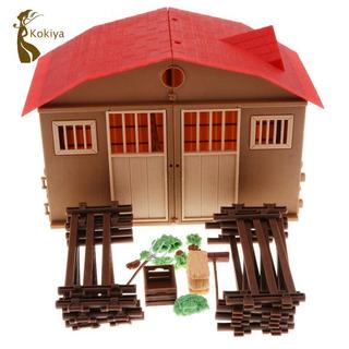 DIY Making Farm Scene Playset Đồ chơi trẻ em