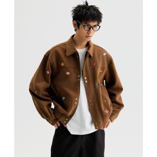Áo khoác bóng chày mới ESEA, thêu hoa cổ điển kiểu Mỹ, phong cách Unisex cao cấp