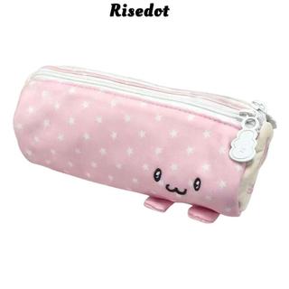 Bút Chì RISEDOT, Túi Đựng Bút Cuộn Khăn Hồng Dung Tích Lớn, INS Soft Touch Di Động Văn Phòng Phẩm Tổ Chức Đồ Dùng Học Tập