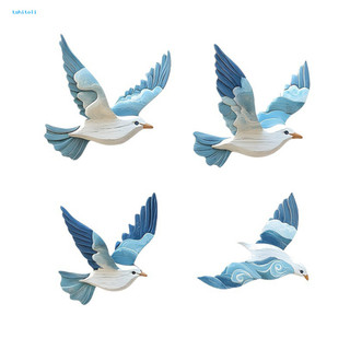 {tshitoli} Pigeon Trang trí tường phòng ngủ Nghệ thuật treo tường bằng gỗ thủ công Bộ trang trí tường Pigeon màu xanh mộc mạc Trang trại Chim nghệ thuật cho văn phòng tại nhà Phòng ngủ Trang trí phong cách Đông Nam
