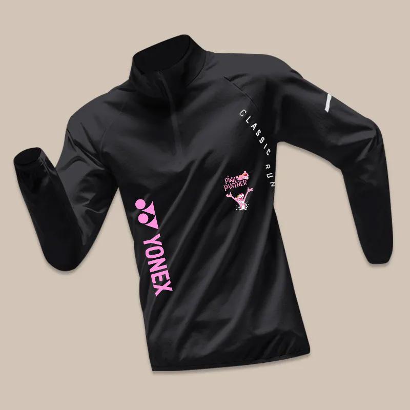 Bộ dài tay thể thao Yonex cho cả nam và nữ, phù hợp mùa xuân thu, lý tưởng để đi xe đạp, chạy bộ, chơi quần vợt và cầu lông.