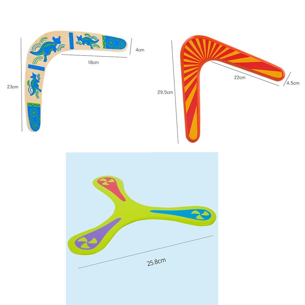 SEYAWSON Hình Chữ V Boomerang, Gỗ Cam Xanh Xanh Dương Cổ Điển Boomerangs, Đồ Chơi Đĩa Sáng Tạo Đĩa Bay Ném Bắt Đồ Chơi Trẻ Em