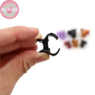 N2HAO 12 Chiếc Nhựa Nhỏ Đen Kẹp Tóc Móng Vuốt Kẹp n
