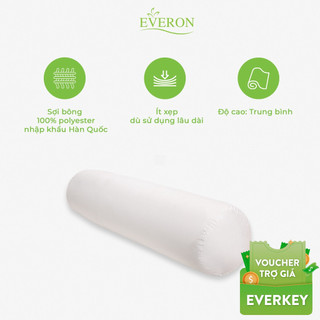 Ruột Gối Ôm Everon Cao Cấp 80x100cm/ 60x80 – Bông Mềm Mịn, Đàn Hồi Tốt, Ôm Êm Thoáng Khí, Giữ Form Lâu