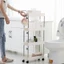 Kệ Spa Inox 4 Tầng Có Bánh Xe – Kệ Đựng Đồ Chuyên Dụng Cho Spa, Nhà Tắm, Phòng Bếp AMOUR HOME