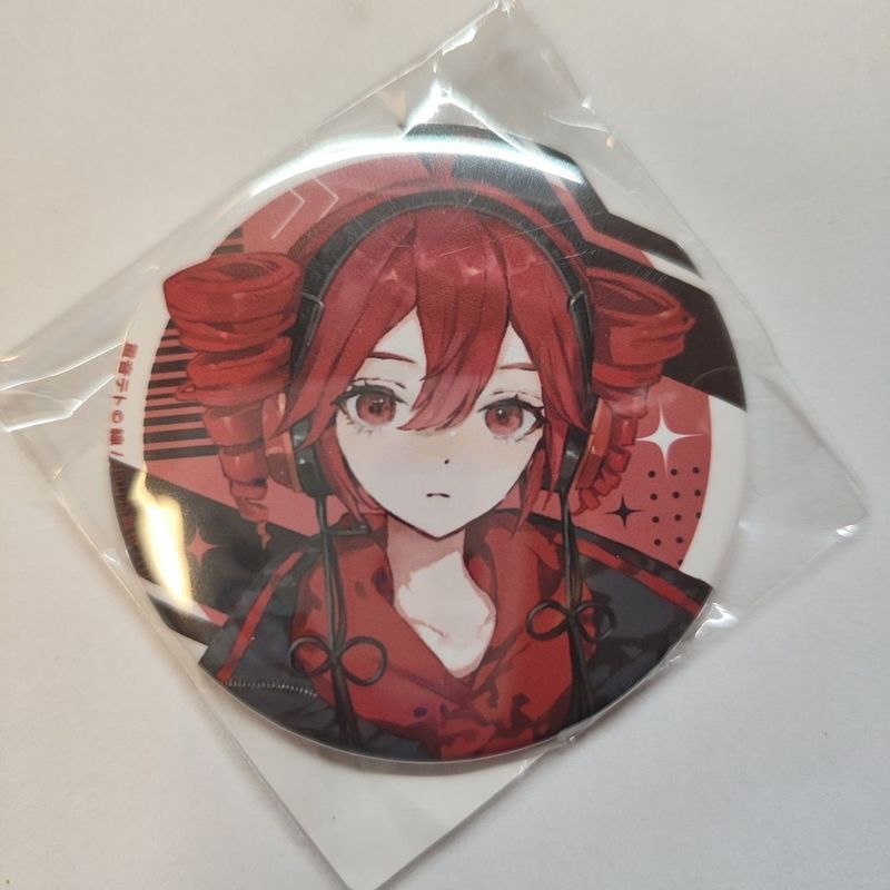 Huy hiệu Hatsune Miku Kasane Teto “Little Demon ” – Pin Anime 58mm | Trâm cài sưu tập cho túi xách & quà tặng