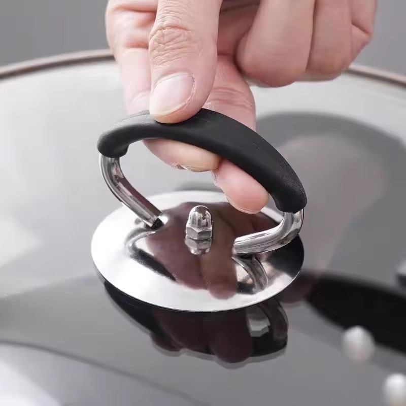 1 / 2 / 3 Cái Thay Thế Tay Cầm Nắp Nồi Đa Năng / Tay Cầm Silicon Chống Bỏng Cho Chảo