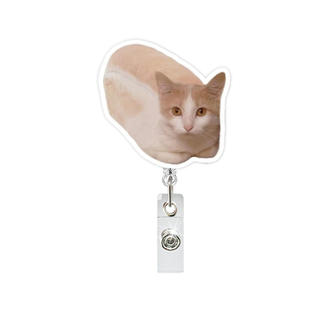 Nhỏ Gọn Acrylic Huy Hiệu Cuộn Bền Có Thể Thu Vào Thẻ Tên Playful Phong Cách Ngộ nghĩnh Huy Hiệu Dành Cho Giáo Viên Triển Lãm Bác Sĩ