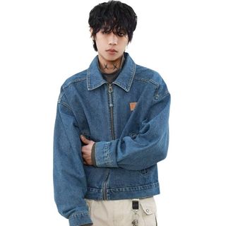Quần áo và Áo Khoác Denim Cổ Điển Phù Hợp Dạo Phố Theo Kiểu Mỹ Sang Trọng