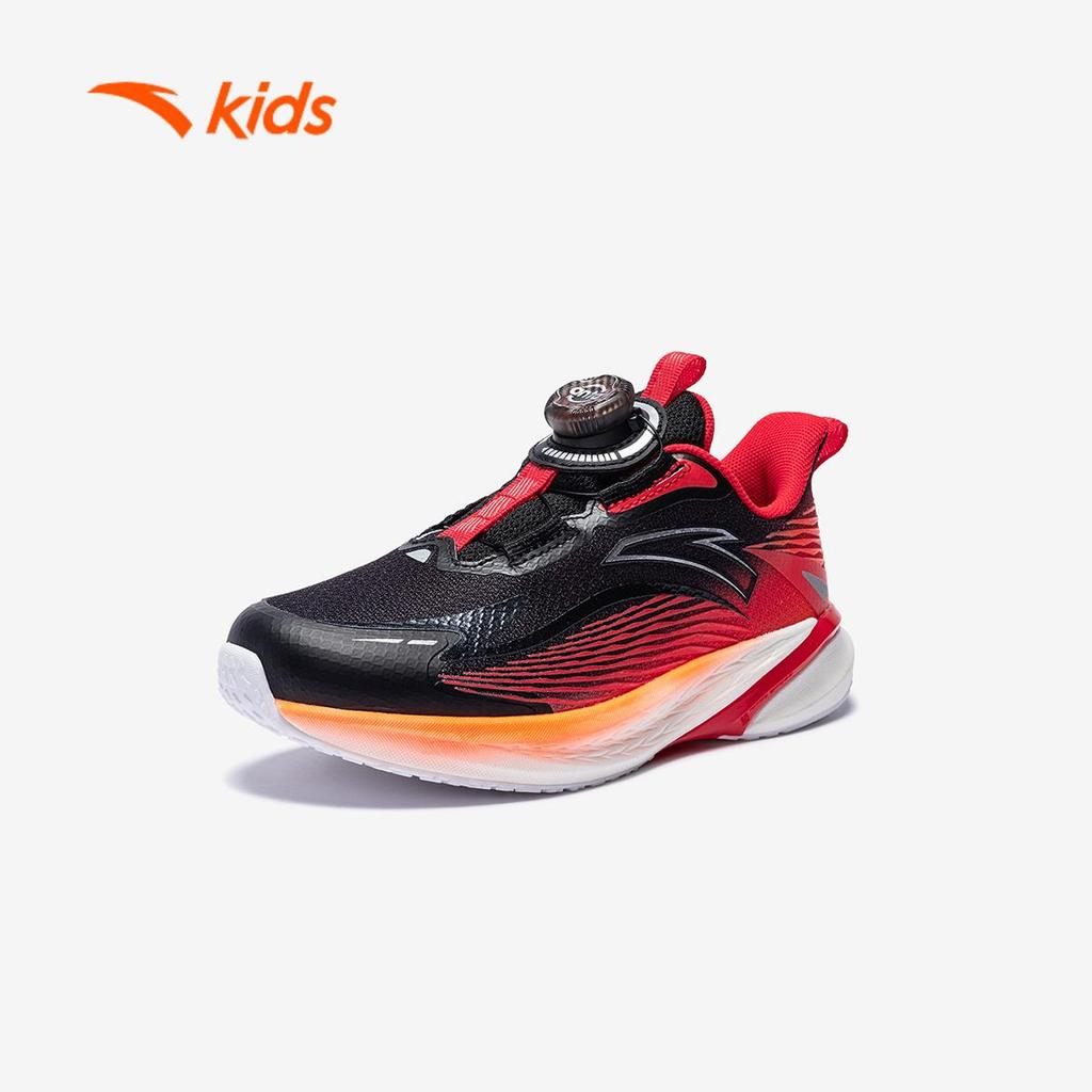 ANTA Kids Wave 4.0 Giày Chạy Thể Thao Bé trai 3125D9905 Size 28-32. Khóa Xoay Tiện Lợi, Đàn Hồi, Êm Nhẹ