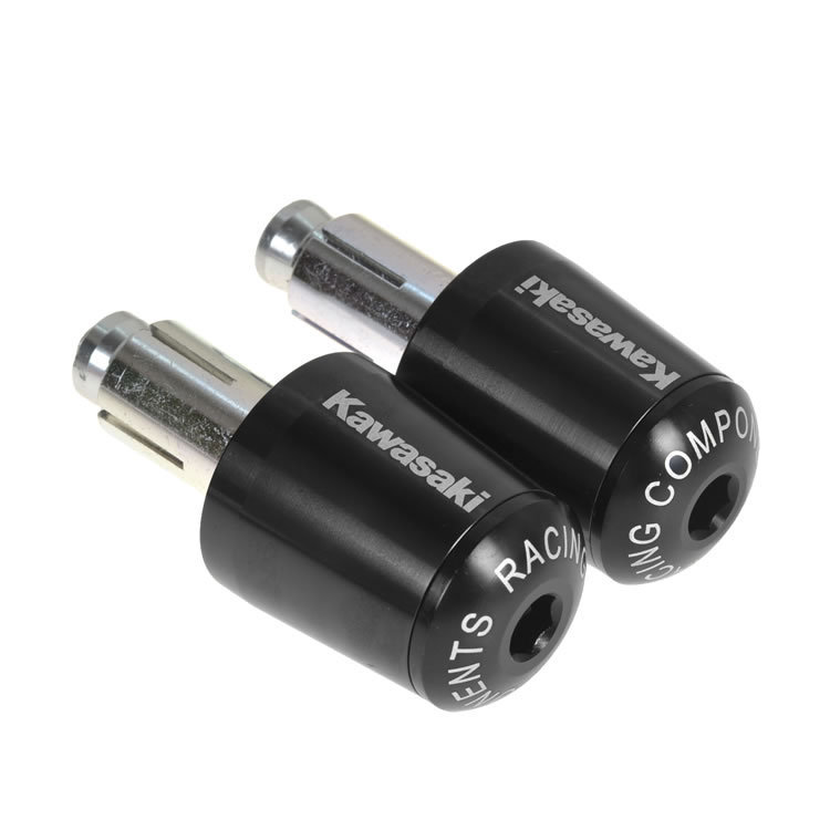Dành Cho KAWASAKI Z125 Z250 Z300 Z400 Z500 Z650 Z800 Z1000 CNC Nhôm Tay Lái Cuối Mũ 7 / 8 "22MM Thanh Cuối Tay Cầm Thanh Trượt Phụ Kiện Xe Máy