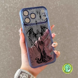 Vintage Gothic Dark Angel Ốp Điện Thoại Realme GT7 Pro Racing Edition GT 7T GT6 6T GT5 GT Neo 7 6 5 SE 2T Q5i Q3 Pro P1 Tốc Độ 5G 4G Vỏ Y2K Dễ Thương Có Ống Kính Kính