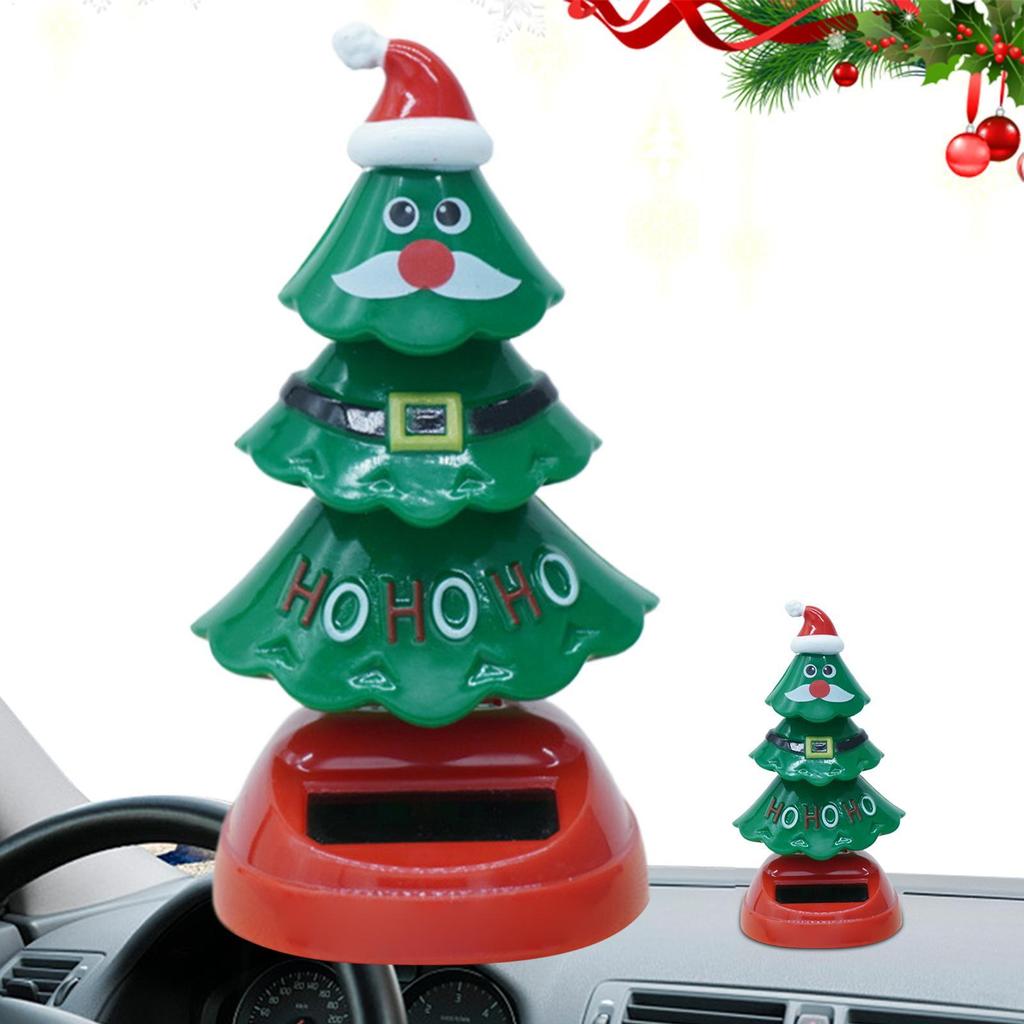 Bobblehead Cây Giáng Sinh Bảng Điều Khiển Ô Tô Bobblehead Vũ Công Cây Giáng Sinh Mới Lạ Xe Lắc Đầu Vũ Công Búp Bê Cho Bàn