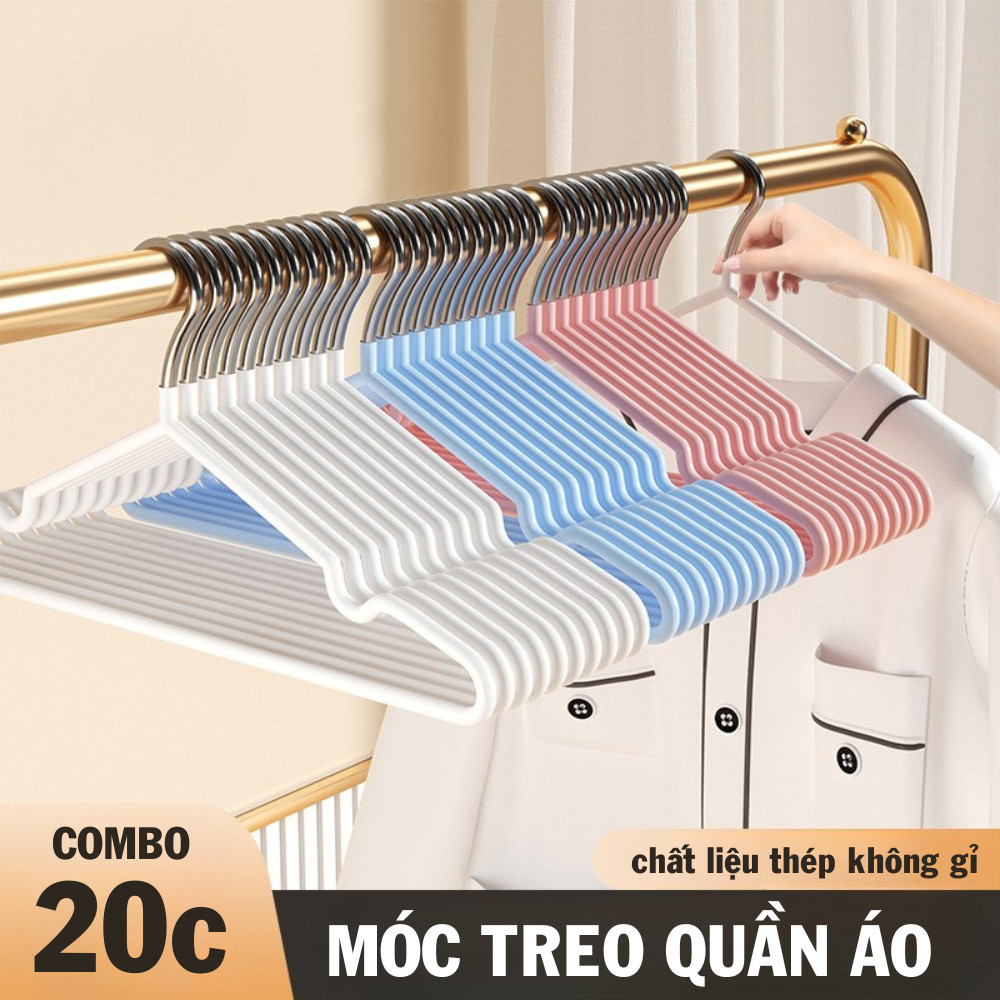 Móc Treo Quần Áo Kim Loại Chống Gỉ Cao Cấp, Móc Treo Inox Sang Trọng Siêu Bền Richouse