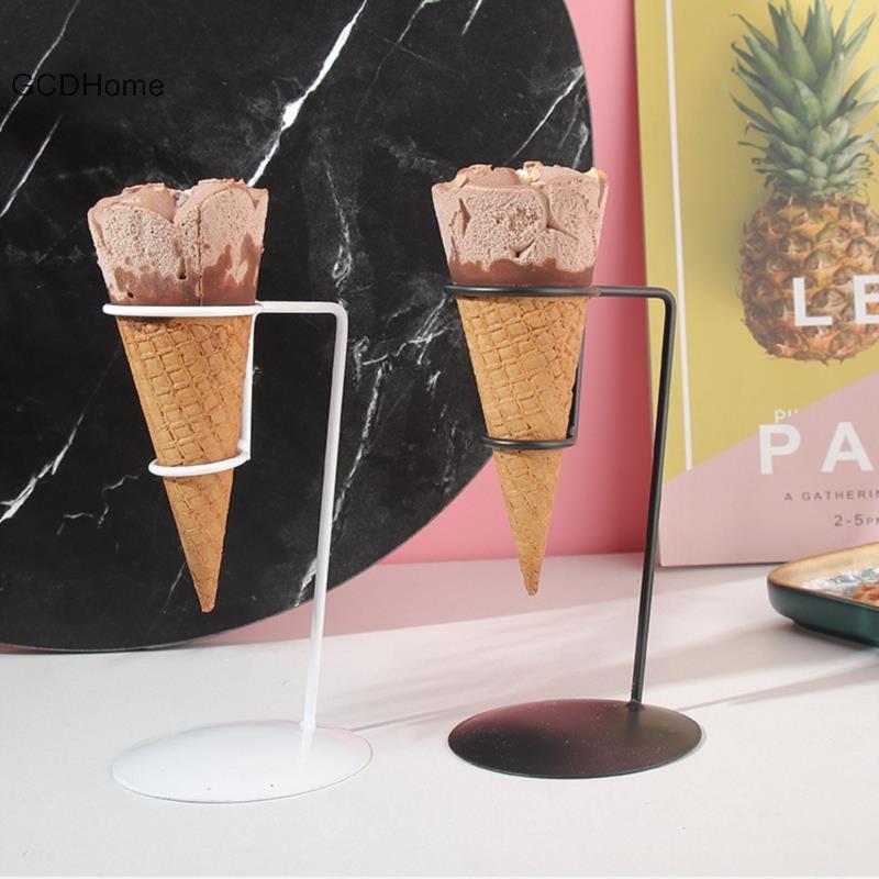 GCDHome Ice Cream Cone Display Stand Đám cưới sinh nhật với giá đỡ bỏng ngô có thể tái sử dụng HOT