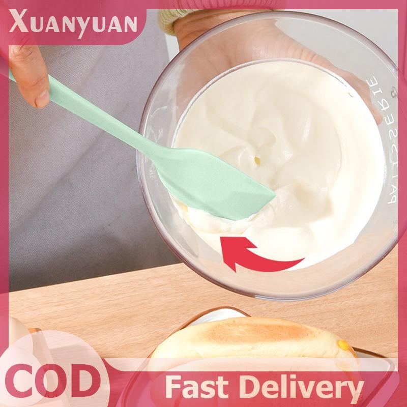 XUAN 1 Nhà Bếp Silicon Kem Bơ Bánh Thìa Batter Cạp Bàn Chải Bơ Trộn Bánh Bàn Chải Dụng Cụ Nướng Bánh Dụng Cụ Nhà Bếp Dụng Cụ Nhà Bếp S / L VN