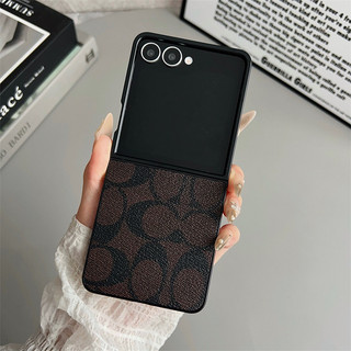 Ốp Điện Thoại Mỏng Da Cứng Cho Samsung Galaxy Z Flip 7 Flip 7FE Z Flip 6 Z Flip 5 Z Flip 4 / 3 Vỏ Chống Sốc