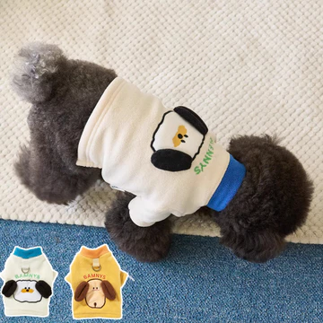 Mùa Đông Quần Áo Cho Chó Nam Shih Tzu Dễ Thương Mèo Trang Phục Cho Mèo Con Hoạt Hình Thú Cưng Áo Sơ Mi Cổ Rùa Chó Áo Thun Ấm Chó Con Áo Vest Quần Áo