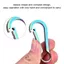 Móc khóa Carabiner MONOSTYLE, Khóa khóa hợp kim titan đa chức năng, Vòng chìa khóa hạng nặng bền bỉ Đi bộ đường dài