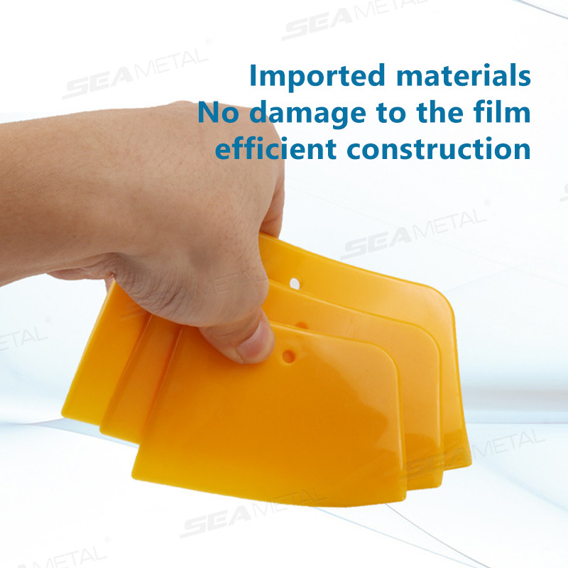 SEAMETAL 3 Cái Máy rải rác thân xe 4 / 5 / 6 Inch Dụng cụ cạo mềm có thể tái sử dụng để áp dụng chất độn Putties Caulks Phim và Sơn