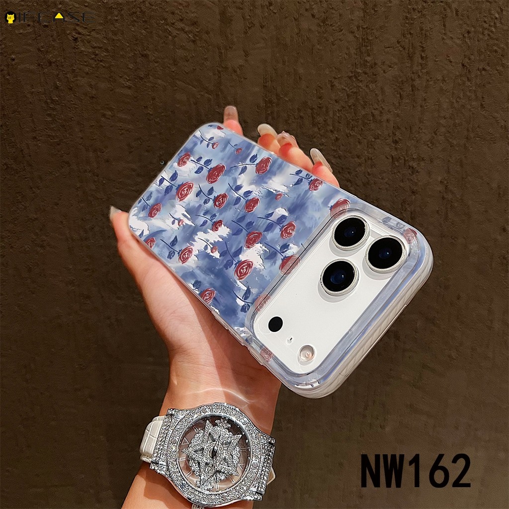 Dành Cho Samsung Galaxy S25 S24 S23 S22 S21 S20 S10 Plus Note 20 Ultra FE 9 S25 + S24 + S23 + Ốp Điện Thoại Sơn Hoa Tulip Màu Hồng Xanh Chống Sốc Vỏ