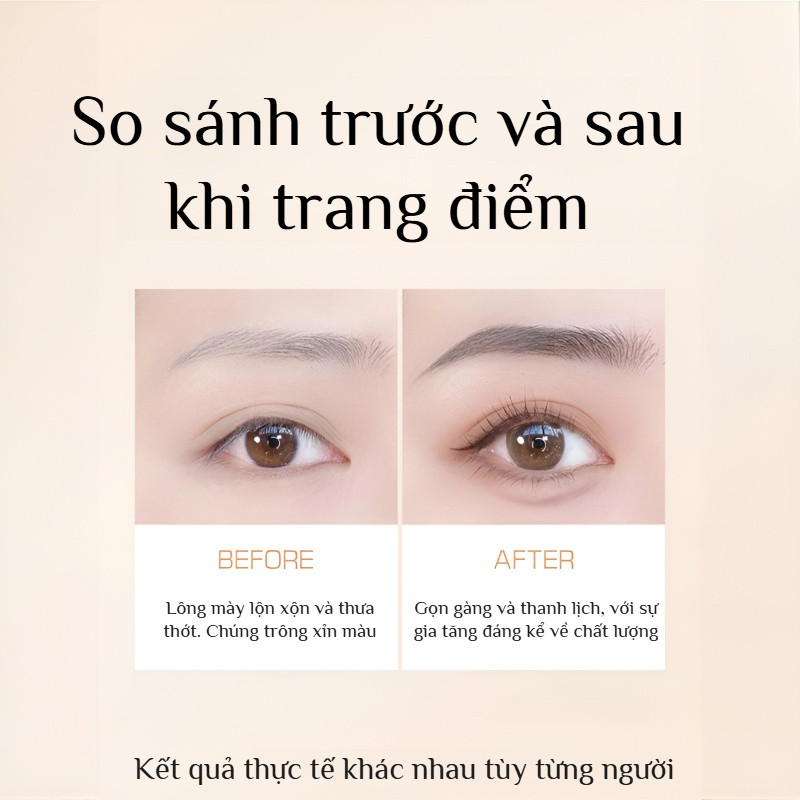 🔥Giá sốc🔥Bút kẻ lông mày hai đầu hình dao mổ，chì kẻ mày chống nước và mồ hôi, chì kẻ mày lâu trôi