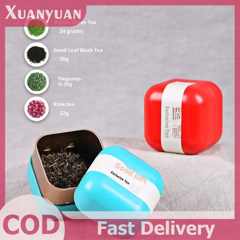 XUAN Di Động Màu Trơn Hộp Thiếc Trà Kín Lọ Bao Bì Hộp Trang Sức Kẹo Bảo Quản Nhỏ Có Thể Đồng Xu Bông Tai Tai Nghe Hộp Quà Tặng VN